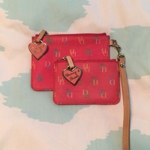 NWOT Dooney & Bourke Mini Pouch Set